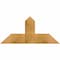 Ekena Millwork Portland Rough Sawn Timber Gable Bracket, Western Red Cedar, 36"W x 16"H x 2"D x 6"F, 11/12 Pitch GBW036X16X0206POR00RWR - alternate 1